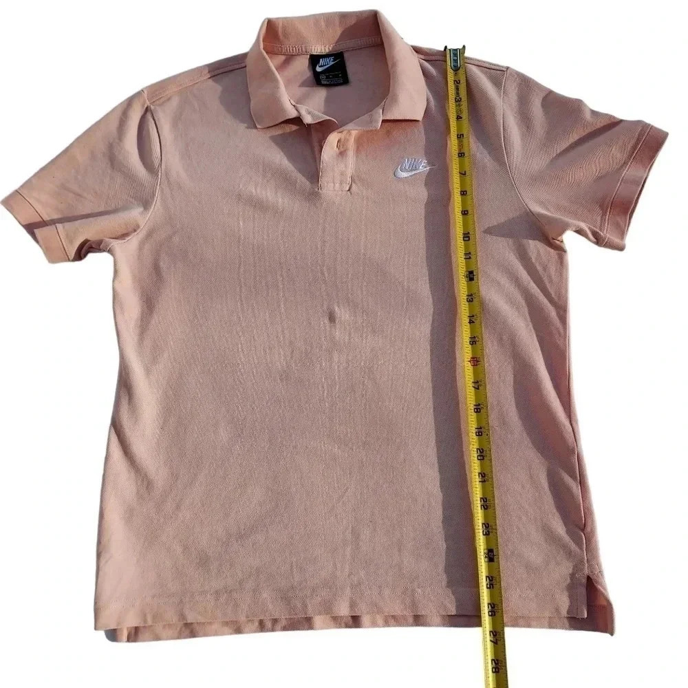 Nike Pink Polo Mens Shirt Medium - Picture 7 of 10